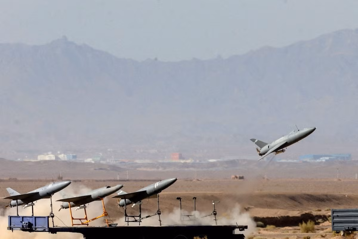 Máy bay không người lái Iran. (Ảnh: Reuters)