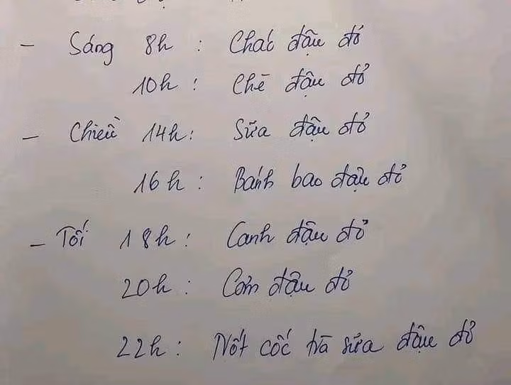 Thực đơn đặc biệt ngày lễ Thất tịch được cư dân mạng chuẩn bị sẵn cho các bạn trẻ để "thoát ế". Ảnh: MXH.