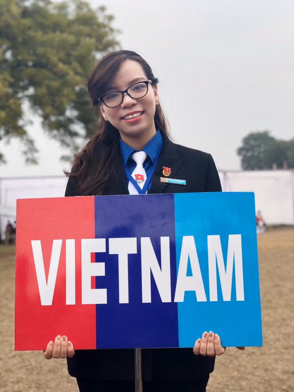 Cô gái 9x năng nổ với các hoạt động Đoàn từ khi còn là sinh viên đến nay. Ảnh: NVCC