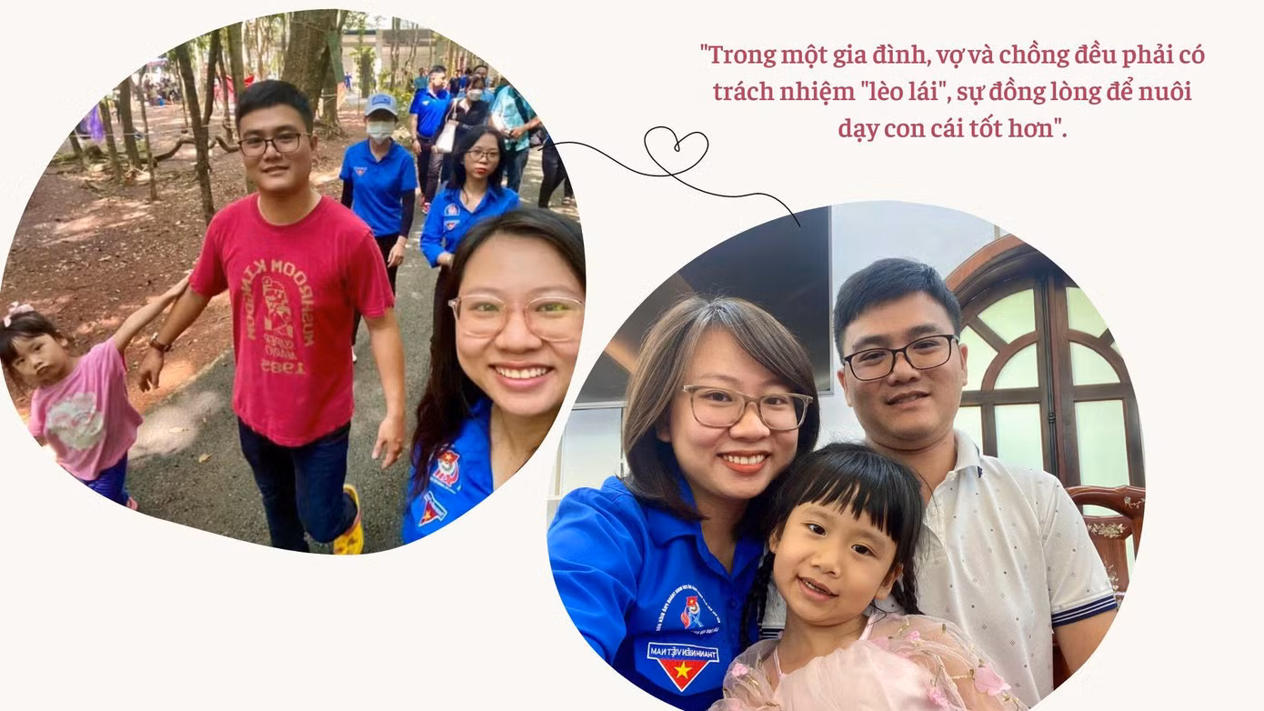 Gia đình anh Cao Minh Nhựt (SN 1989) và chị Bùi Thị Khánh Linh (SN 1991, Bí thư Đoàn phường) đến từ Đồng Nai.