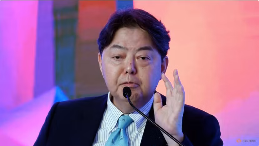 Ngoại trưởng Nhật Bản Yoshimasa Hayashi. (Ảnh: Kyodo)