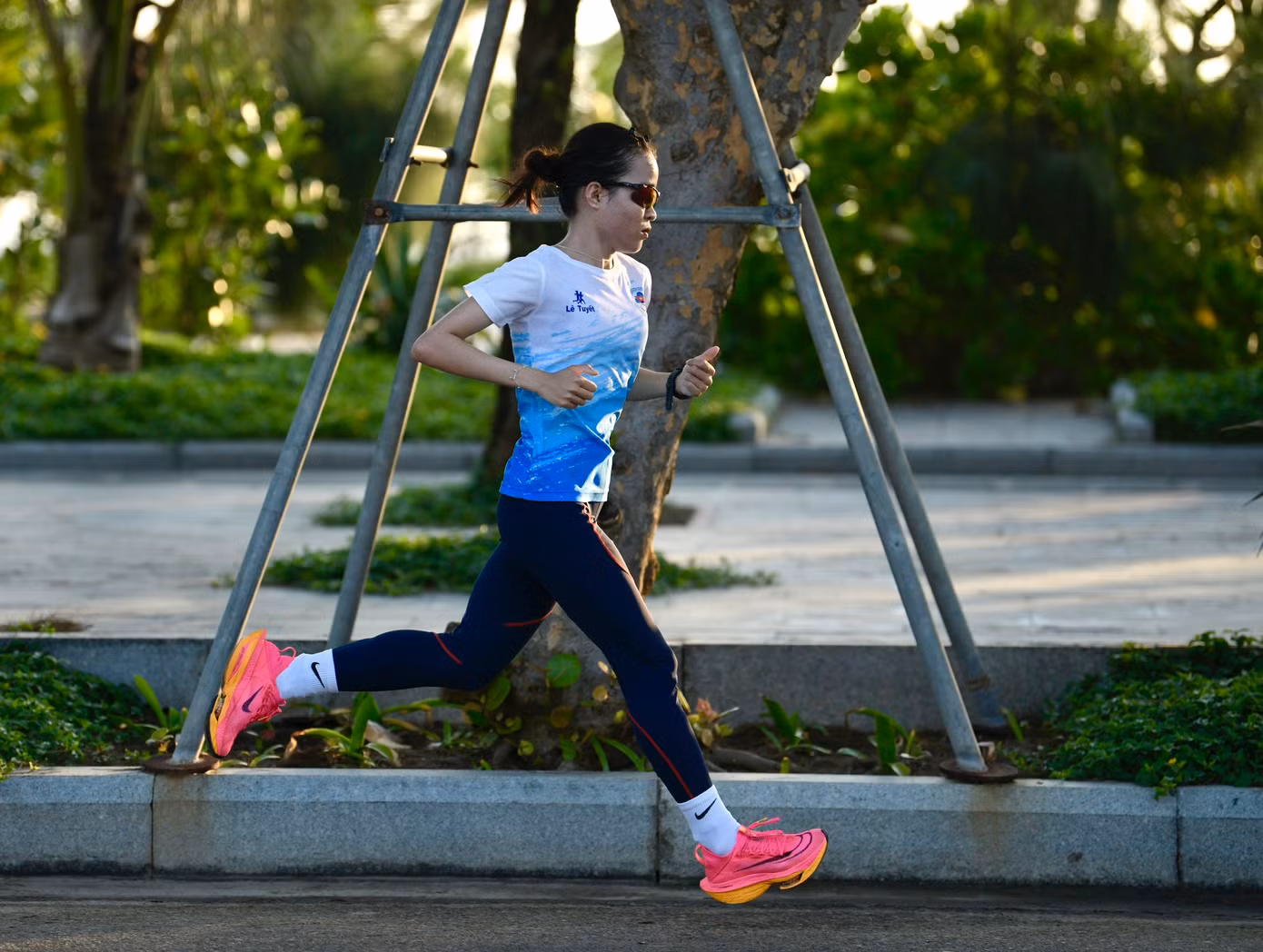 Năm ngoái tại Tiền Phong Marathon ở Lai Châu, Lê Thị Tuyết xuất sắc về nhất nội dung marathon nữ với thành tích 2 giờ 54 phút 52 giây.