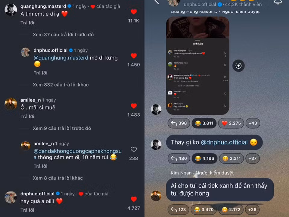 Anh chàng còn hào hứng khoe với fan trong broadcast.