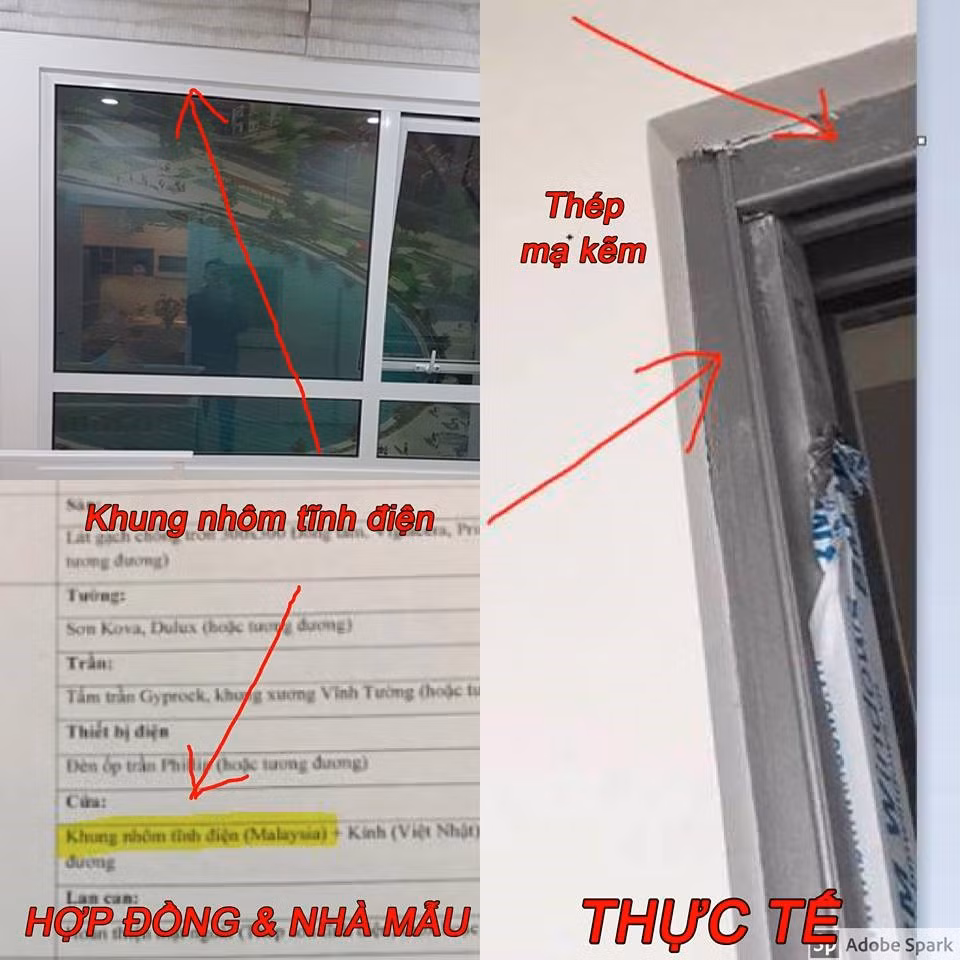 Khách hàng vạch trần căn hộ thực tế khác xa căn hộ mẫu ảnh 5
