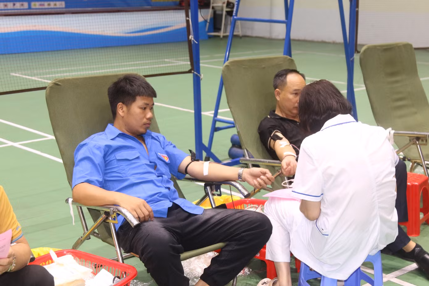 Chương trình đã nhận được sự hưởng ứng của đông đảo công nhân Công ty than Hà Lầm.