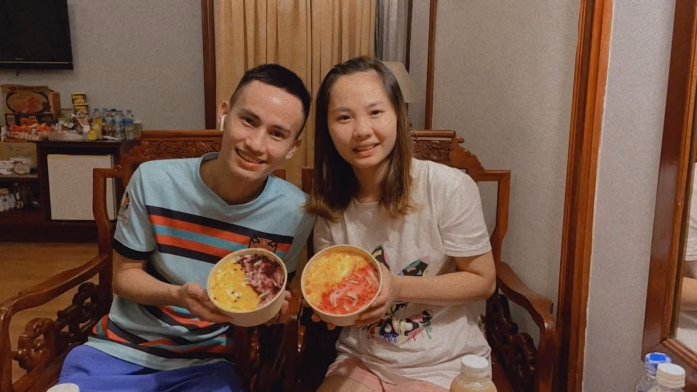 Vợ chồng anh Thành, chị Huệ hạnh phúc đời thường