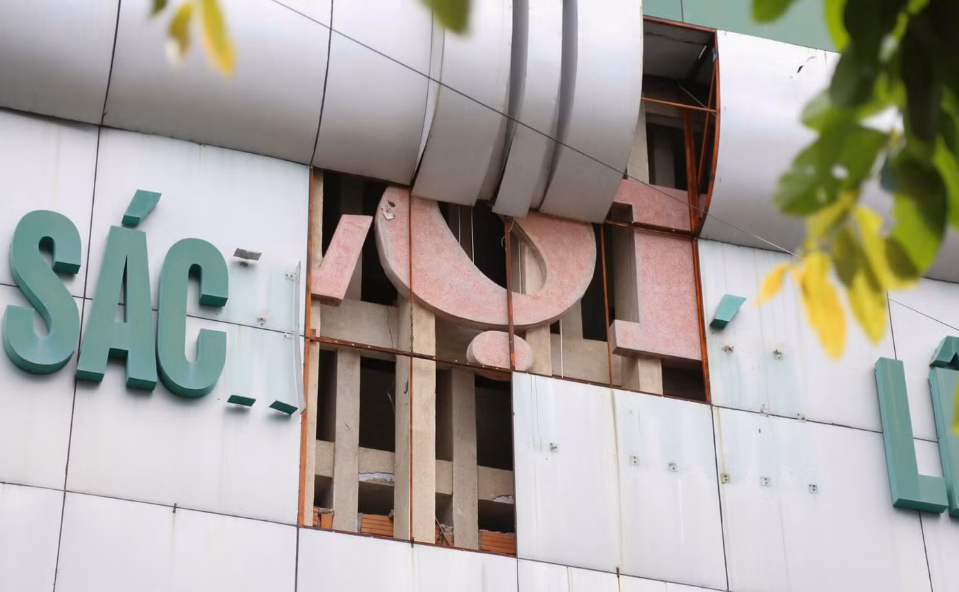 Cơ sở nhà, đất của Trung tâm Phát hành Phim chiếu bóng cũ (số 120 Lê Lợi). Ảnh: Trương Định