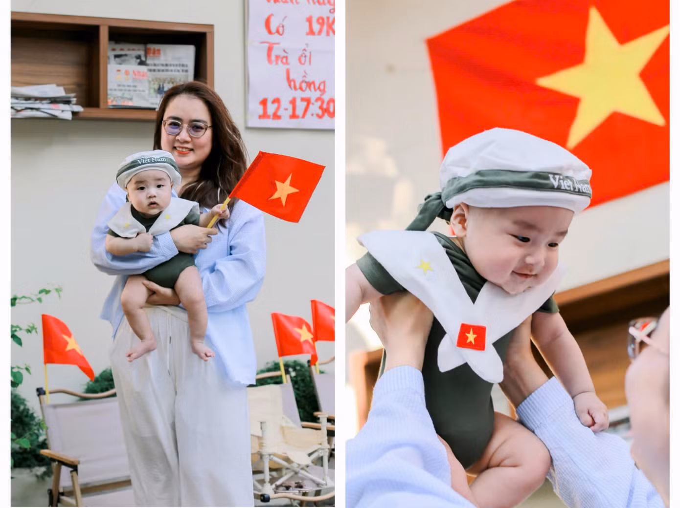 Hình ảnh dễ thương của các em bé. Ảnh: Phượng Phan