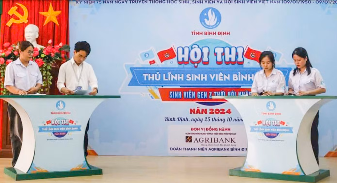 Tổ chức Hội thi Thủ lĩnh sinh viên Bình Định.