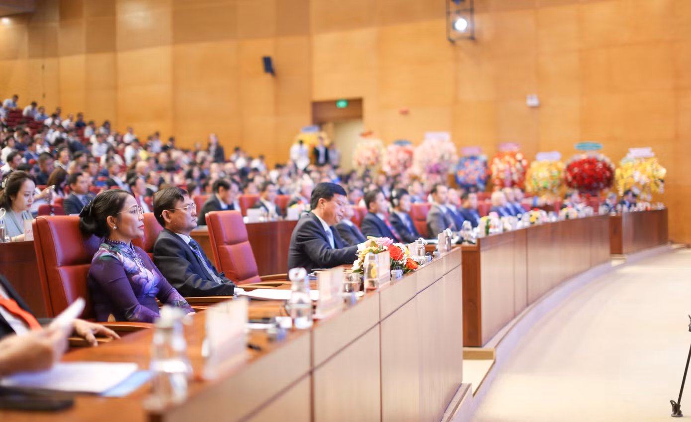 Hội nghị thu hút sự tham gia của hơn 500 đại biểu. Ảnh: Trương Định.