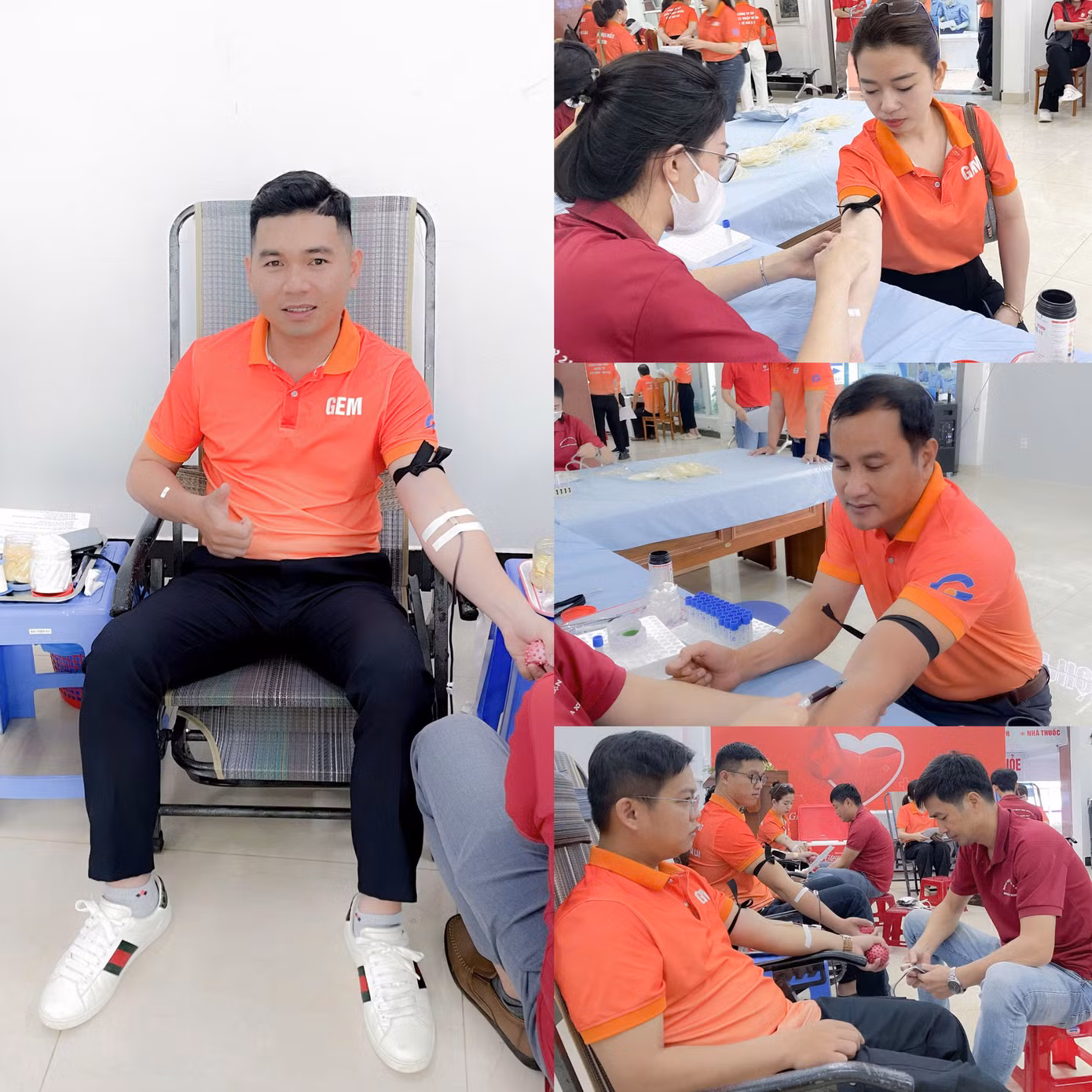Chương trình hiến máu tình nguyện Giọt hồng Hệ thống y tế GEM đã thu về 50 đơn vị máu an toàn.