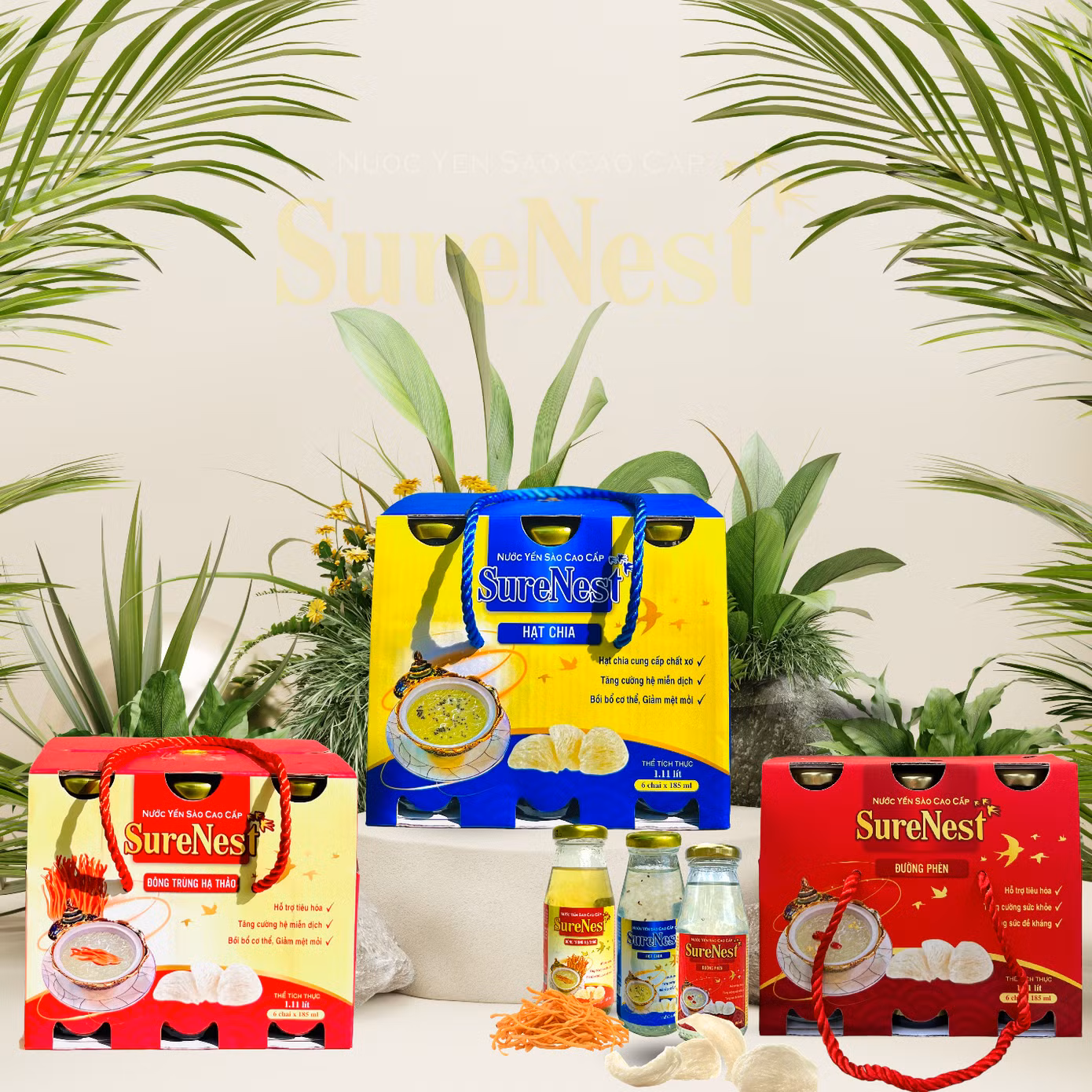 Sản phẩm Nước Yến Sào Cao Cấp Surenest Sản phẩm Nước Yến Sào Cao Cấp Surenest