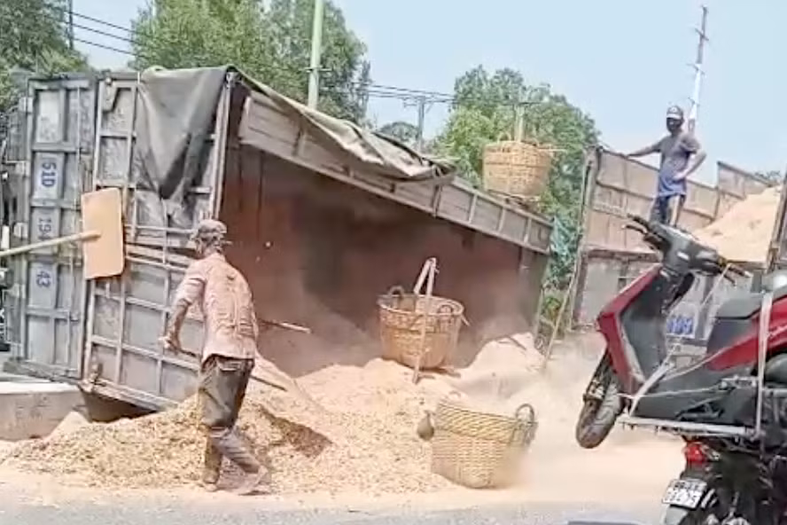 Hiện trường xảy ra vụ việc.