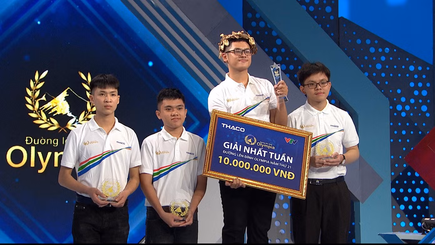 Nguyễn Tấn An giành vòng nguyệt quế cuộc thi tuần 2 tháng 1 quý III. Ảnh: FBCT