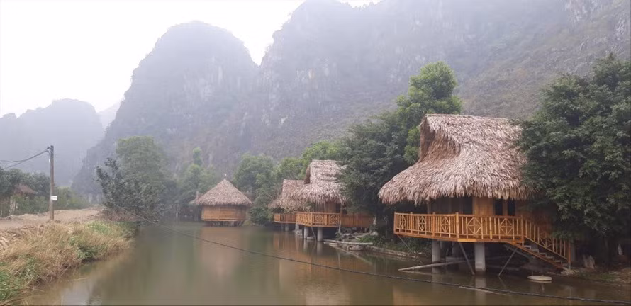 Công trình không phép tại xã Ninh Thắng, Hoa Lư Tiền Phong từng phản ánh.