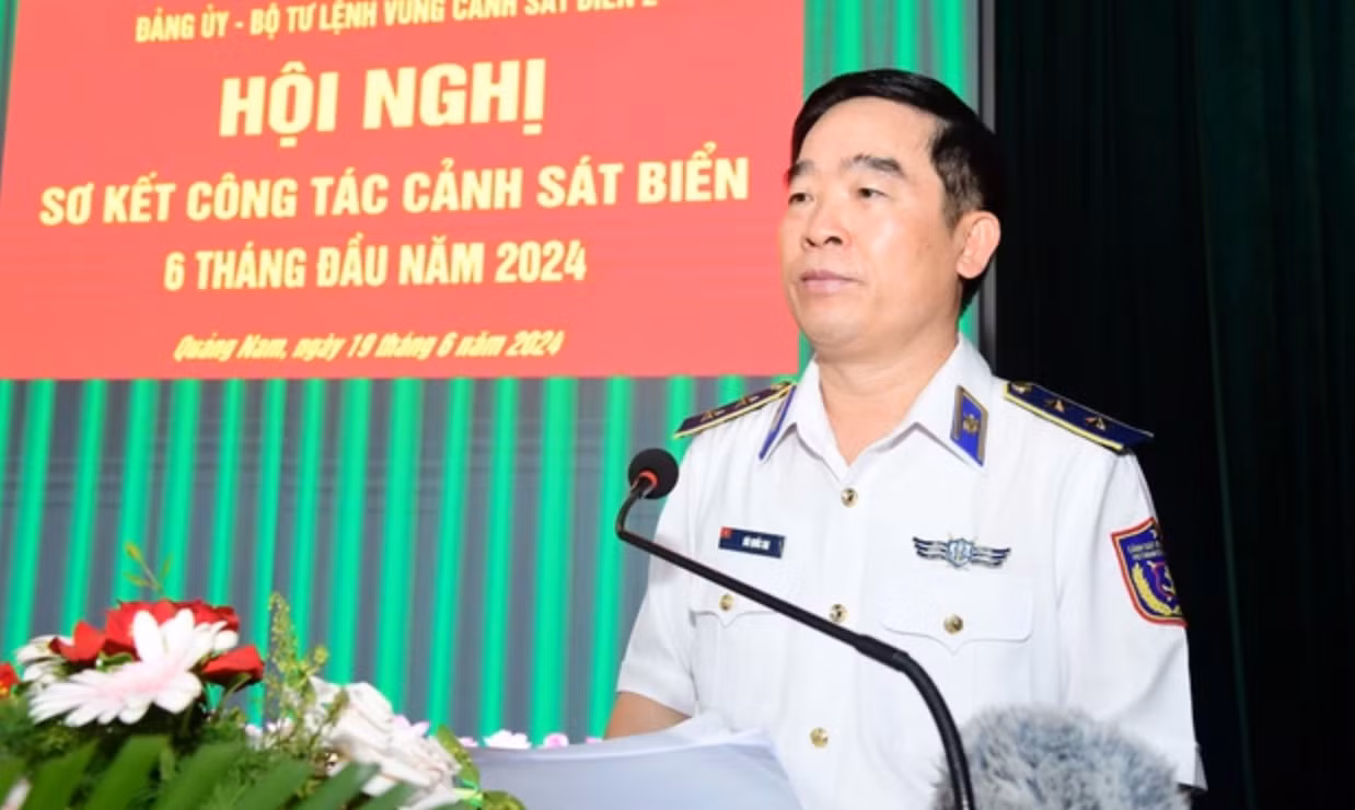 Trung tướng Bùi Quốc Oai, Chính ủy Cảnh sát biển Việt Nam.
