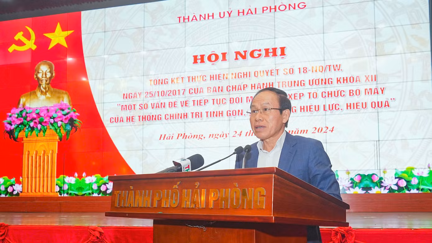 Ông Lê Tiến Châu - Bí thư Thành ủy Hải Phòng.