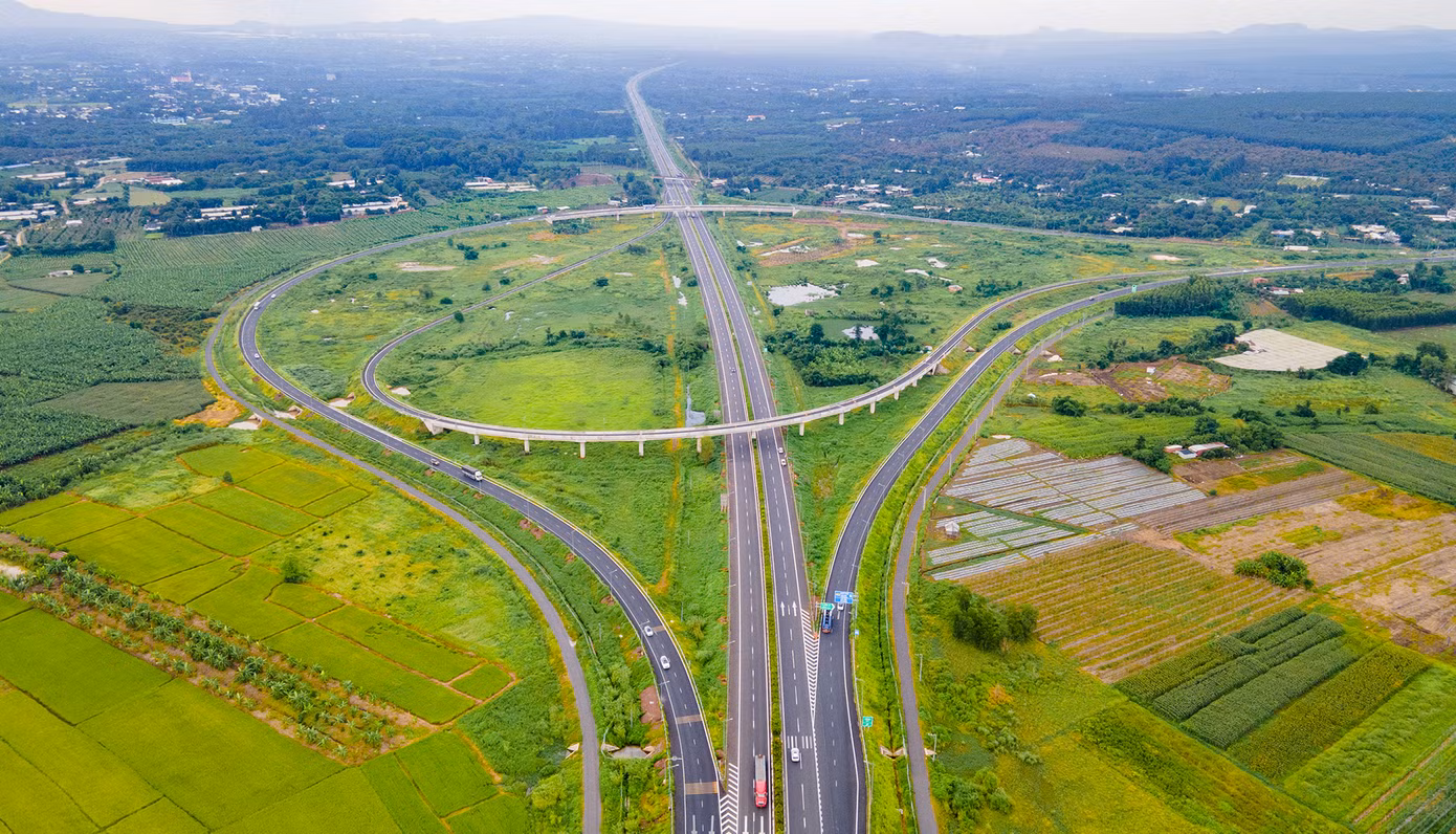 Hình ảnh tuyến cao tốc TPHCM - Long Thành - Dầu Giây. Ảnh: VEC.