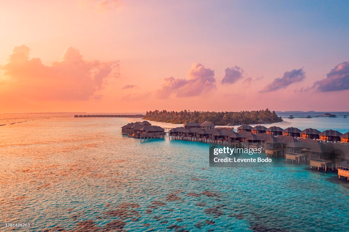 Maldives được mệnh danh là thiên đường du lịch. Ảnh: Getty.