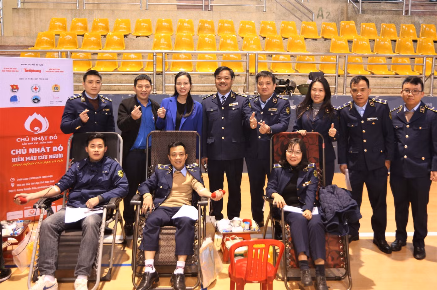 Ngày hội với mục đích nhằm chung tay khắc phục tình trạng khan hiếm máu, kịp thời cấp cứu điều trị bệnh nhân trong dịp Tết Nguyên đán Giáp Thìn 2024.