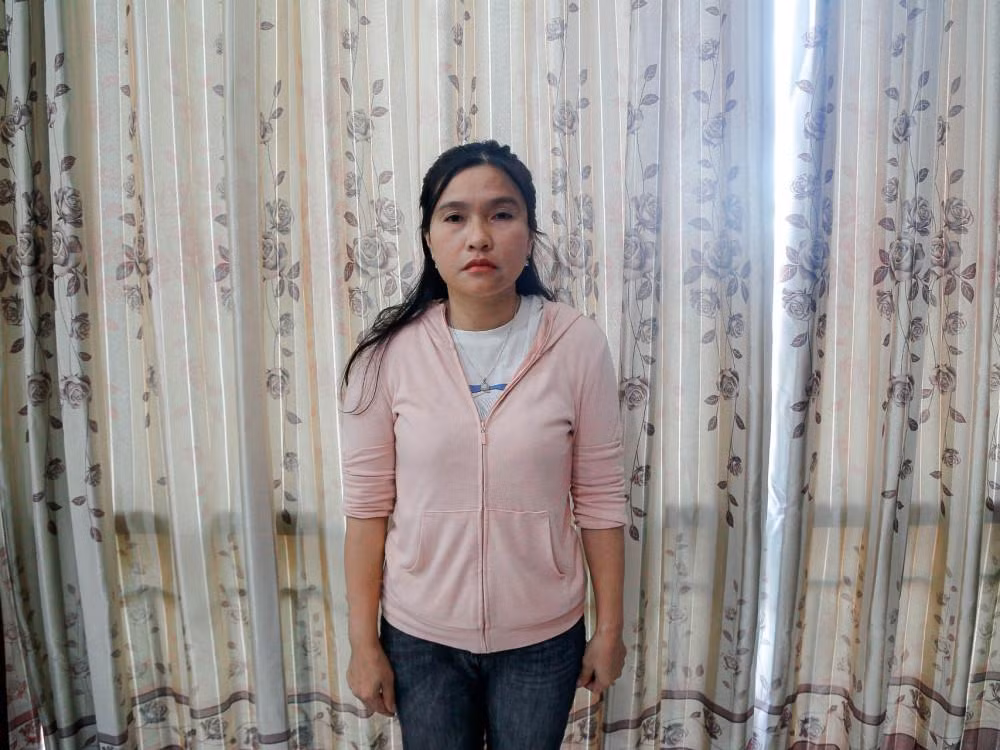 Đối tượng Phương Anh bị bắt giữ.
