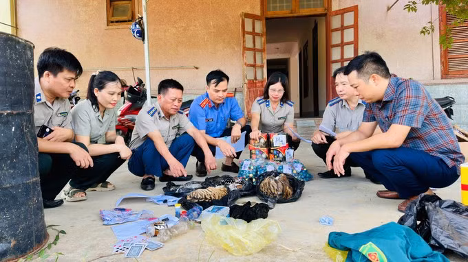 Ngành chức năng tiêu huỷ số lượng hổ.