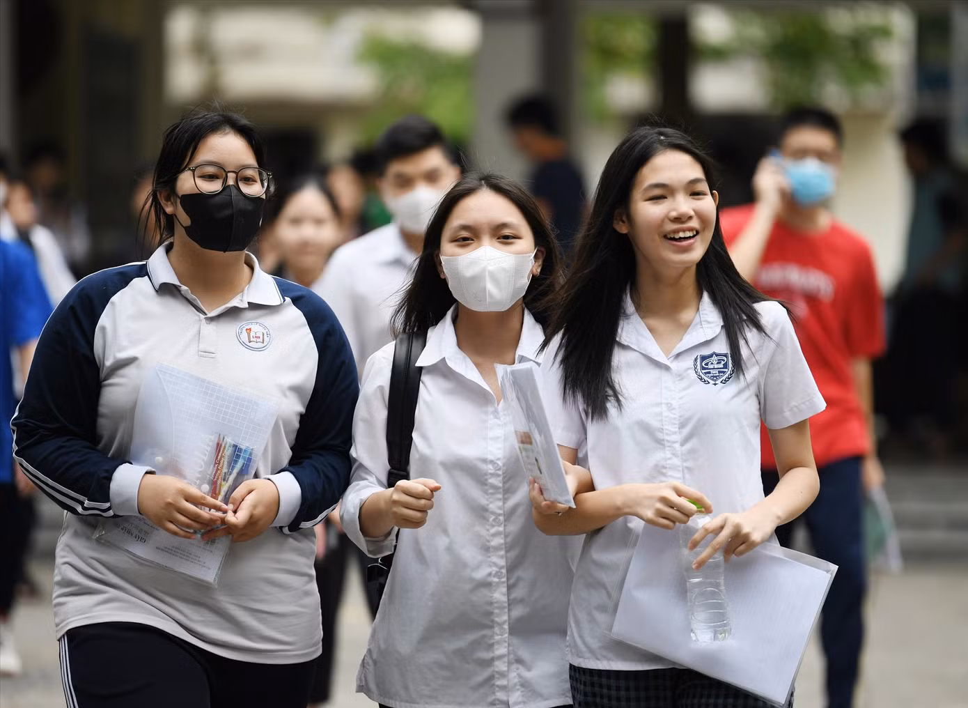 Tại Hà Nội, chỉ 60% học sinh lớp 9 có chỗ học lớp 10 THPT công lập. Ảnh: Như Ý