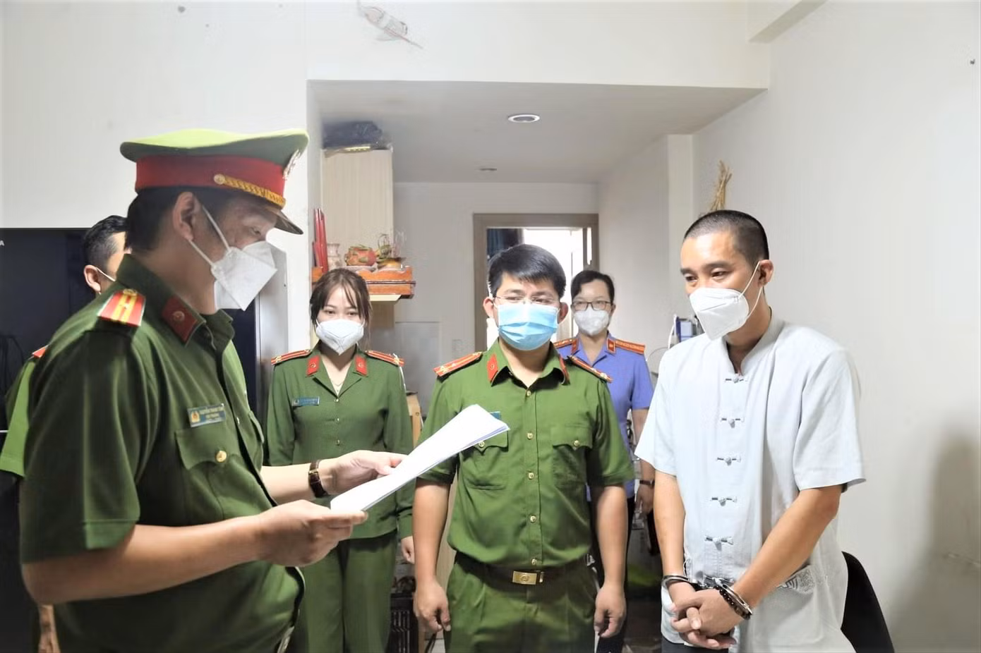 Ông Ðặng Văn Chuyền, Giám đốc Công ty Cổ phần Xây dựng Thương mại Dịch vụ Phước Ðiền bị khởi tố bắt tạm giam. Ảnh: H.C