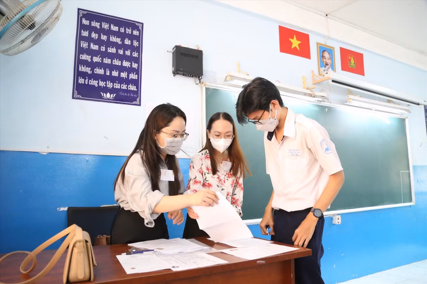 Thí sinh dự thi tốt nghiệp THPT 2023 tại TPHCM. Ảnh: Nguyễn Dũng