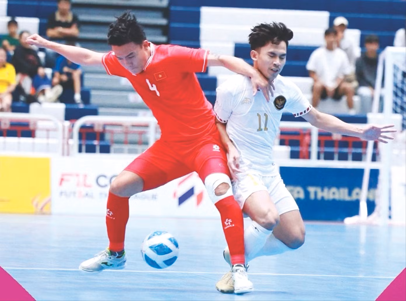Những nhân tố trẻ mang đến sức sống mới cho ĐT Futsal Việt Nam. Ảnh: GF