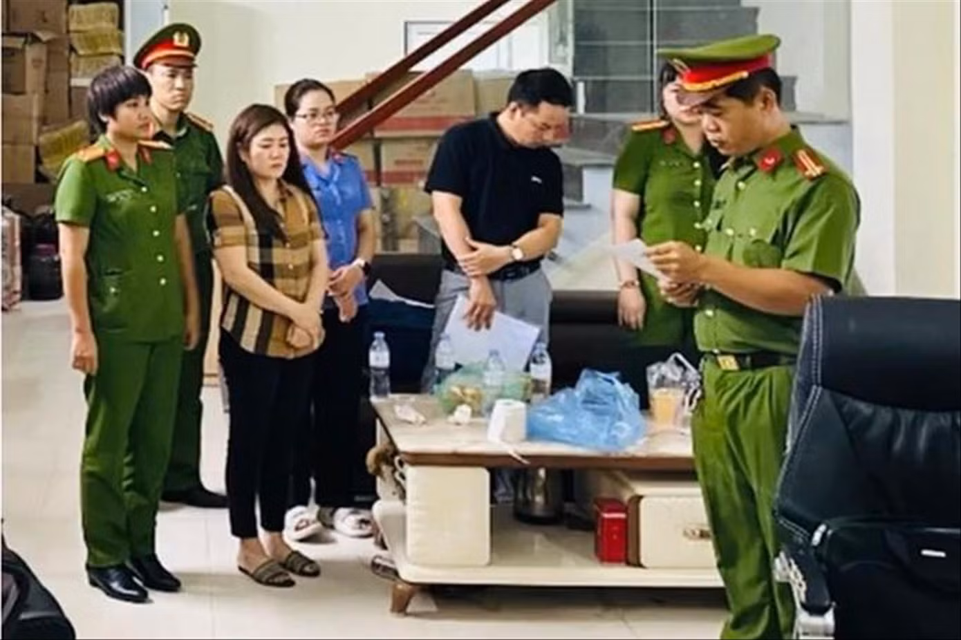 Bà Phạm Mỹ Hạnh - Chủ tịch Hội đồng quản trị Công ty cổ phần tập đoàn Mỹ Hạnh thời điểm bị khởi tố