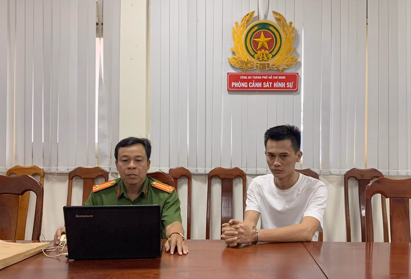 Bị can Phan Công Khanh lúc bị bắt tạm giam
