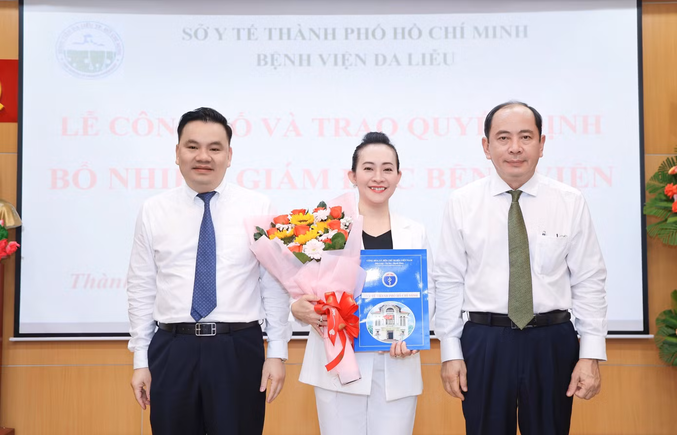 BS Nguyễn Thị Phan Thúy được phân công giữ chức vụ Giám đốc Bệnh viện Da liễu