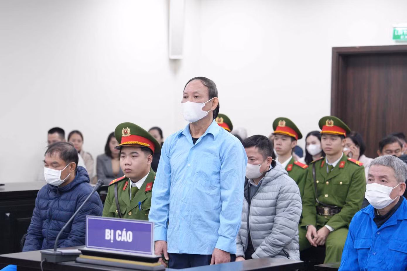 Bị cáo Nguyễn Quốc Thái, cựu Chủ tịch Nhà xuất bản Giáo dục Việt Nam.