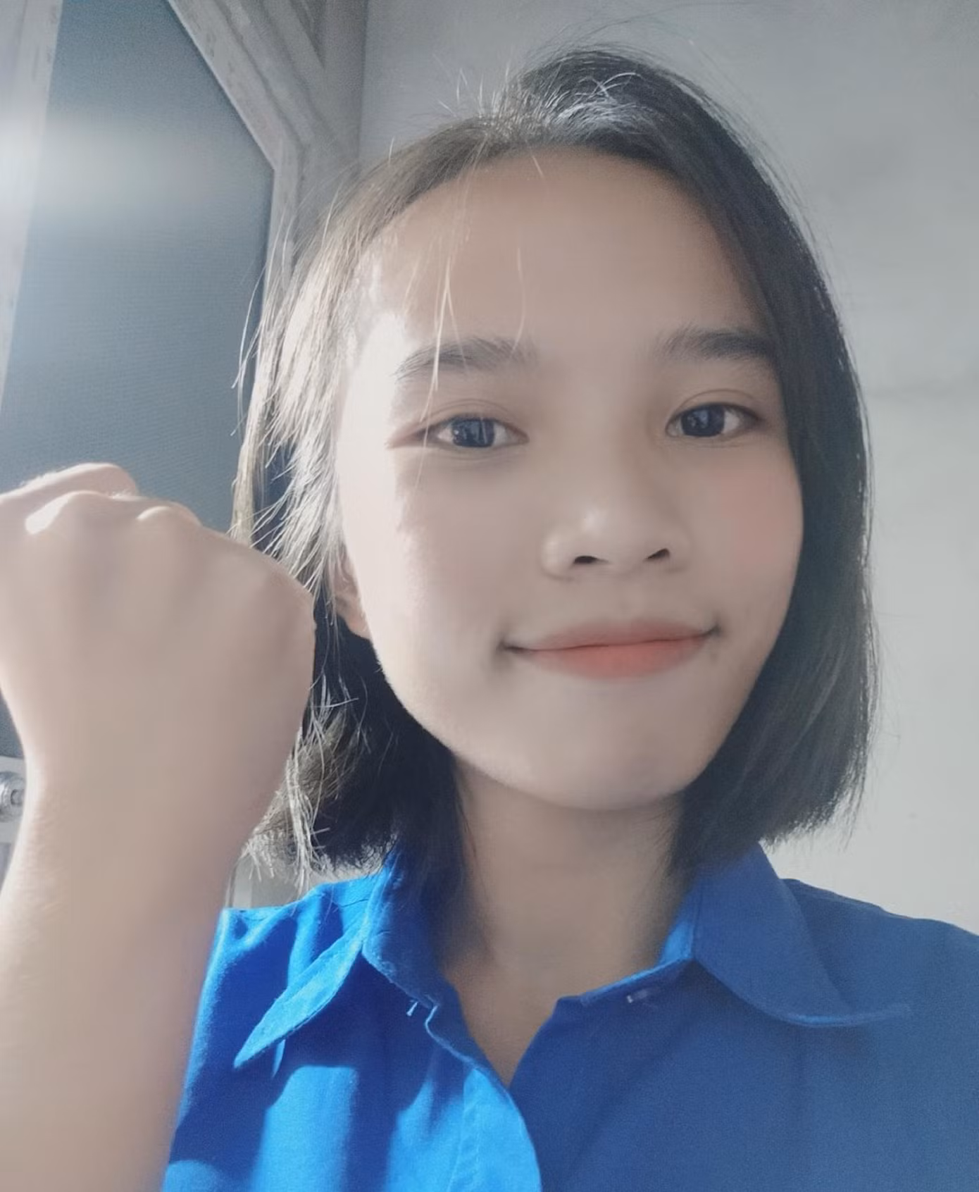 Nguyễn Thị Cúc tình nguyện viết đơn tham gia chống dịch
