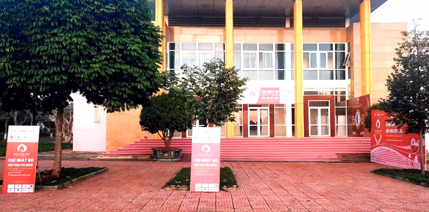 Công tác chuẩn bị cho ngày khai mạc Chủ Nhật Đỏ tại Đắk Lắk năm 2024.