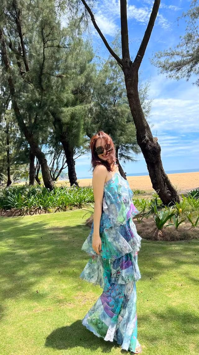Hồng Diễm ngày càng trẻ trung, xinh đẹp. Cô đang chuẩn bị trở lại sóng VTV với dự án phim mới.