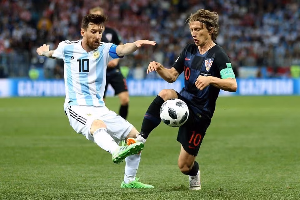 Tuyển Argentina từng thảm bại trước Croatia tại World Cup 2018