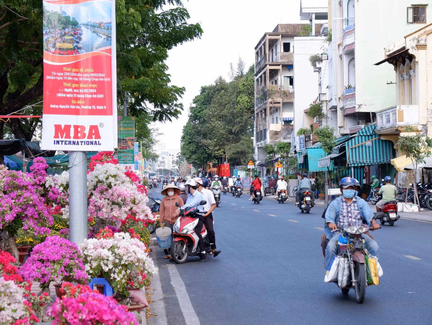 Theo UBND quận 8, chợ hoa xuân “Trên bến dưới thuyền” Bến Bình Đông là một trong 19 sự kiện văn hóa, nghệ thuật, lễ hội tiêu biểu thường niên tại TPHCM. Năm nay, chợ hoa dự kiến có quy mô gồm 654 điểm kinh doanh, trong đó có 50 điểm kinh doanh trái cây, rau, củ quả và 604 điểm kinh doanh hoa, cây kiểng với nhiều chủng loại đa dạng, phục vụ nhu cầu mua sắm ngày Tết…