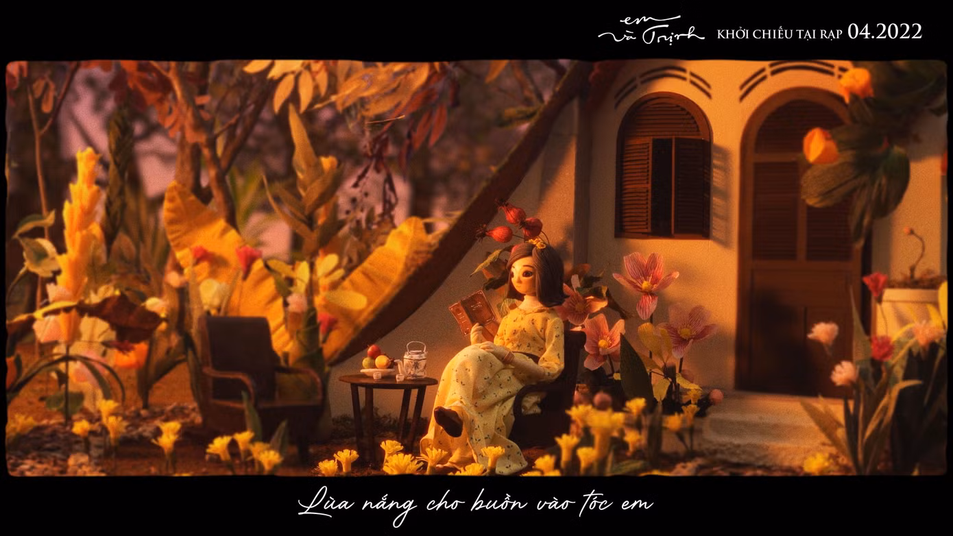 Kỹ thuật stop motion được sử dụng cho MV Nắng thủy tinh.