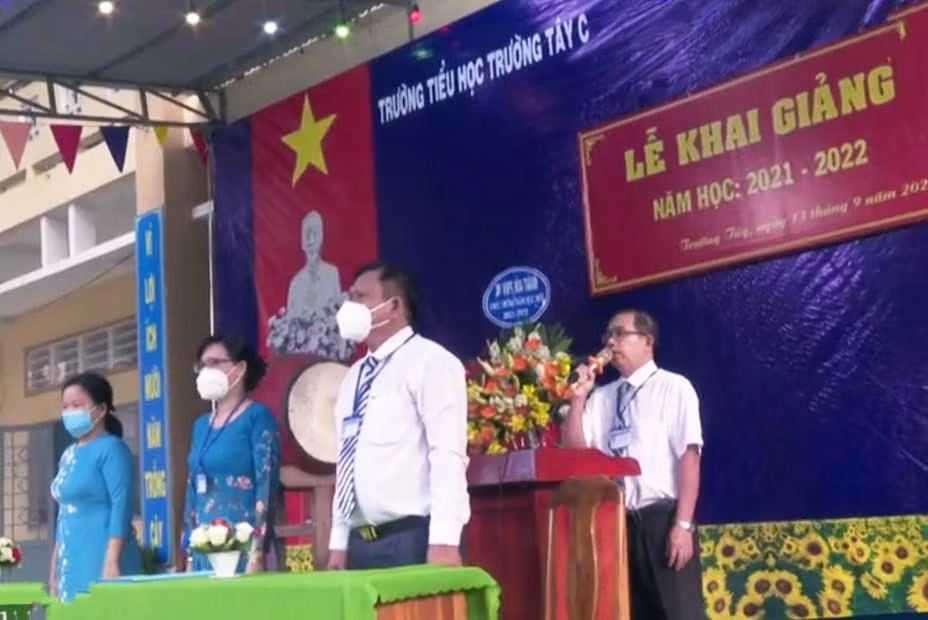 Lễ khai giảng trực tuyến tại Tây Ninh sáng nay 13/9