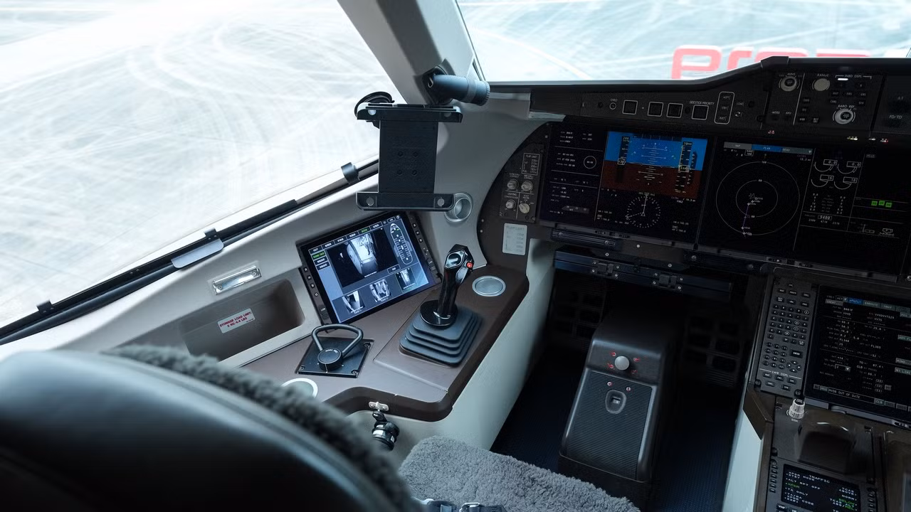 Hình ảnh khoang lái của máy bay C919 của COMAC - Trung Quốc.