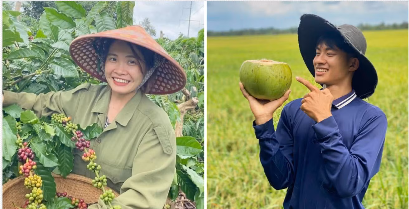Lê Tuấn Khang, Hana Ban Mê... là những nhà sáng tạo nội dung số kể chuyện đồng quê thu hút cộng đồng mạng thời gian qua.