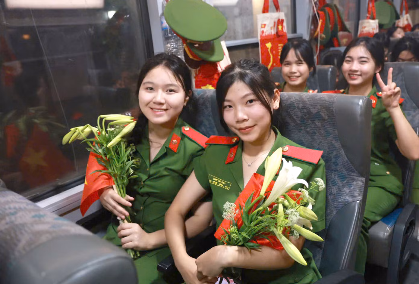 Theo kế hoạch, đoàn nghệ thuật trống hội của Học viện Cảnh sát nhân dân sẽ tham gia buổi hợp luyện tại Hội trường Thống Nhất vào tối 22/4/2025. Ảnh: Ly Ly