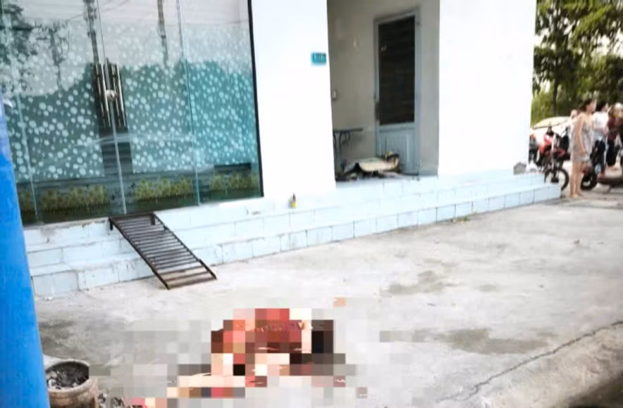 Hiện trường vụ người phụ nữ bị sát hại Hiện trường vụ người phụ nữ bị sát hại