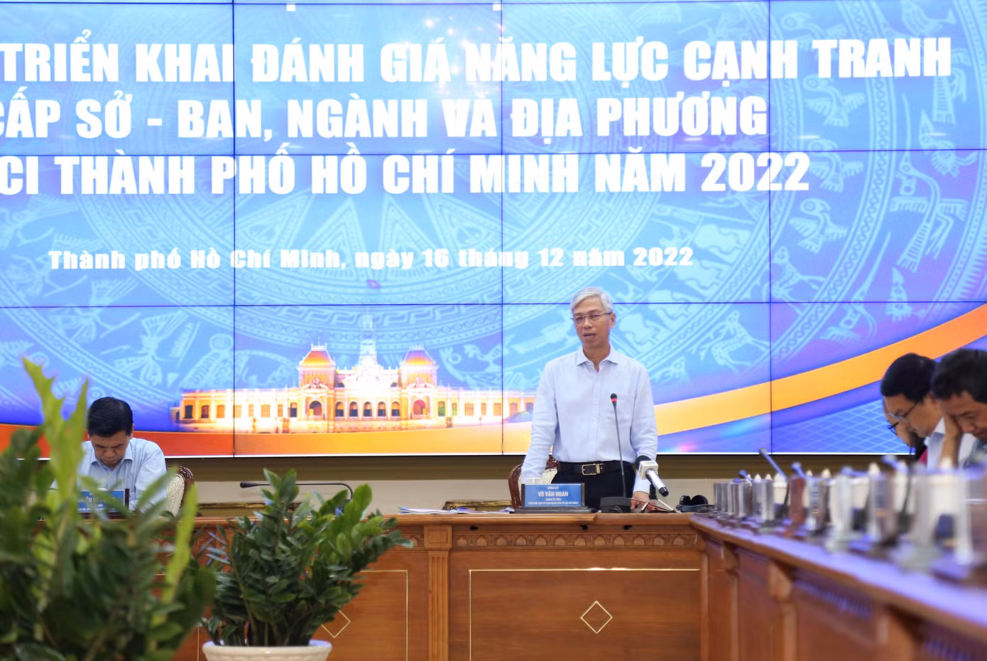 Quang cảnh buổi lễ triển khai đánh giá DDCI TPHCM 2022.
