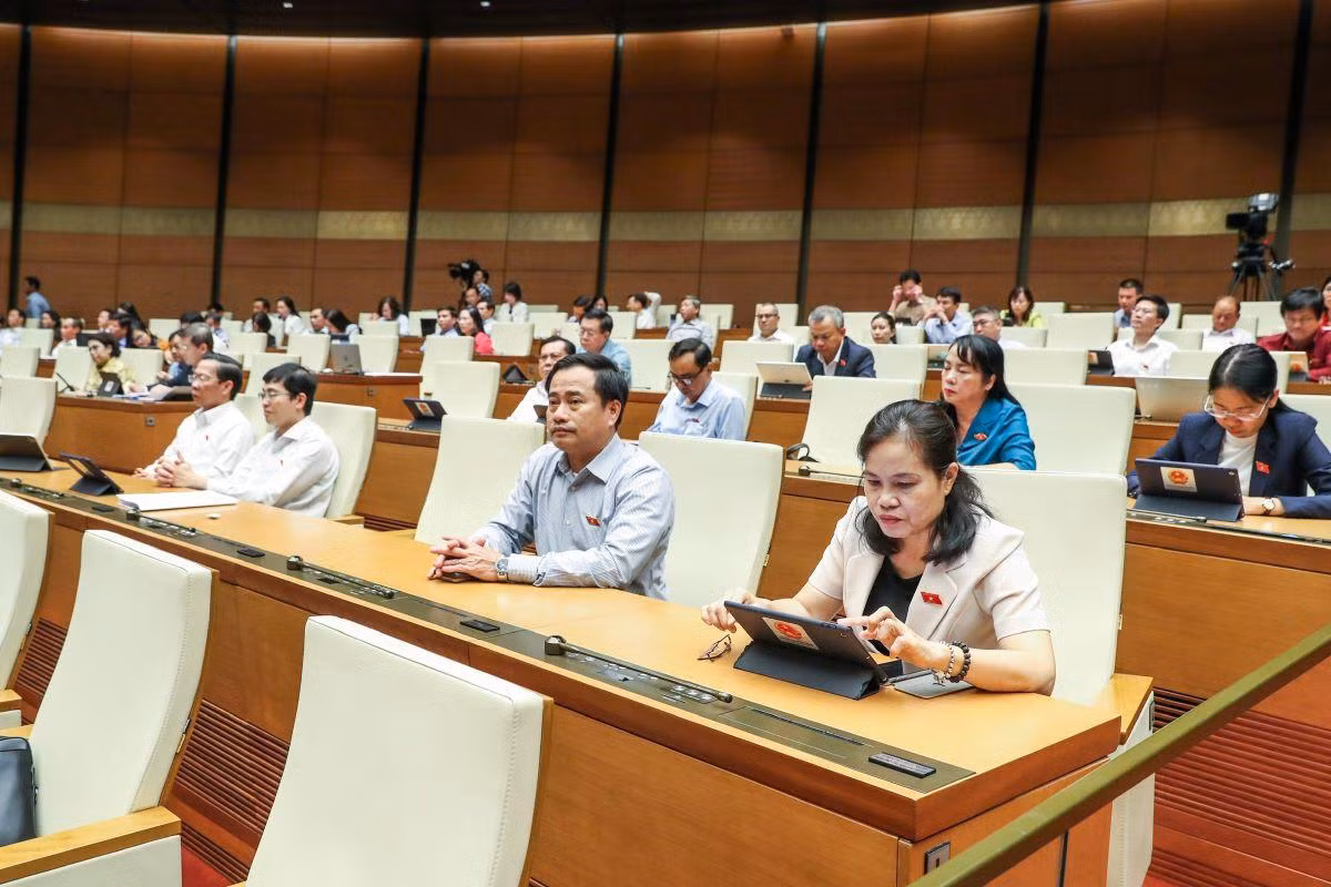 Quốc hội tiến hành chất vấn Thủ tướng Chính phủ. Ảnh: Như Ý