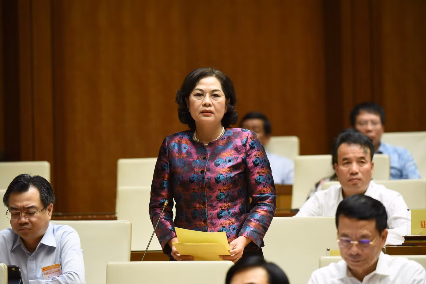Bà Nguyễn Thị Hồng - Thống đốc Ngân hàng Nhà nước Việt Nam. Ảnh Như Ý