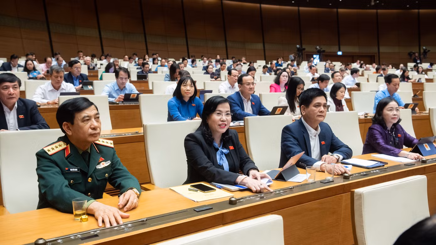 Các đại biểu Quốc hội tại kỳ họp thứ 6