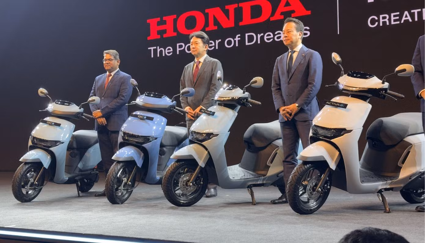 Bộ đôi xe máy điện Honda Activa e: và QC1 ra mắt tại Ấn Độ hồi tháng 11/2024.